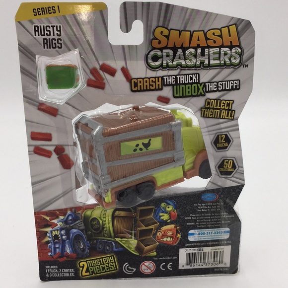 Smash Crashers Rusty Rigs Series 1 Mystery Surprise Truck Toy New in Package - Picture 2 of 11
